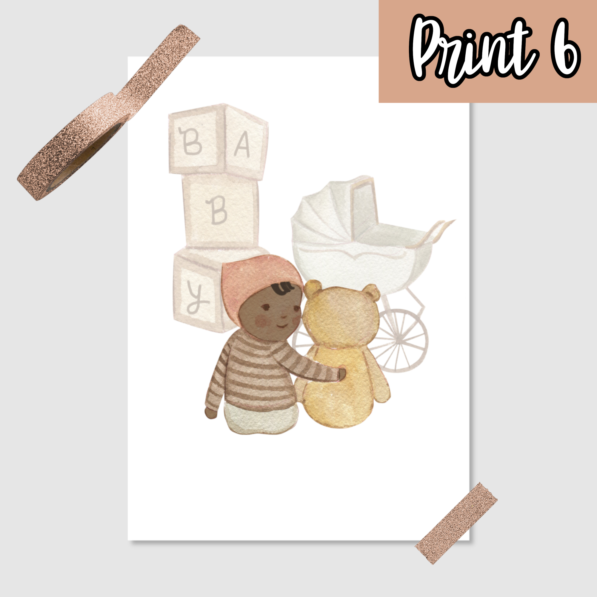 Baby Art Print - DIN A5, DIN A4
